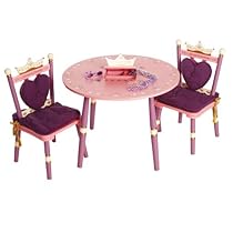 Hot Sale Levels of Discovery Princess Child's Table and Two Chair Set