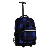 J World Campus Rolling Backpack with handle - Navy (18)