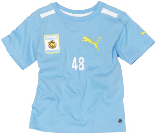 casual wear clothing Puma - Kids Boys 2-7 Toddler Argentina Tee, Light Blue, 2T