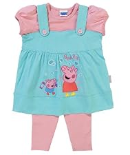 Peppa Pig pinny, t-shirt leggings set