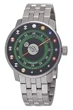 GV2 by Gevril Men's 4035B Stadium Girondolo Automatic Stainless Steel Bracelet Watch