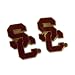 USC Trojans Post Stud Logo Earring Set Ncaa Charm