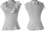 ROMEO & JULIET COUTURE Crinkled Chiffon Ruffle Blouse