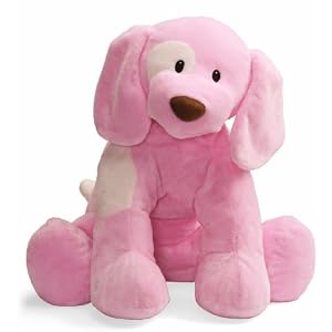 Gund Baby Spunky Plush Puppy Toy, Extra Large, Pink by Gund