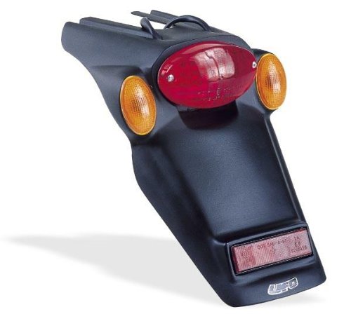 UFO Plastics Universal Taillight With Turn Signals - Black PP01213-001