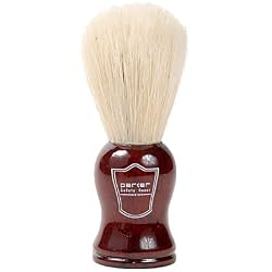 Deluxe Boar Bristle Shaving Brush with Rosewood Handle & Free Shaving Brush Stand From Parker Safety Razor