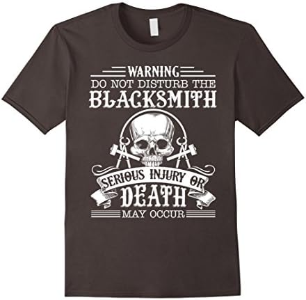 Men's Blacksmith Shirt - Do Not Disturb The Blacksmith Shirts 2XL Asphalt