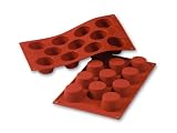 Review Martellato  / Silicone Bakeware Mini Muffins 51mm diam. x 28mm deep. 11 molds per sheet.
