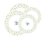 Pfaltzgraff Melissa Enamel on Steel Burner Cover Set, Set of 4