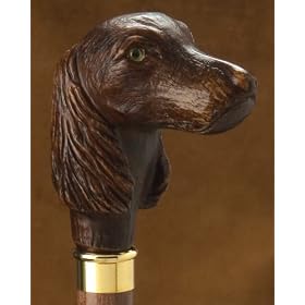 Cocker Spaniel Wooden Walking Stick / Cane