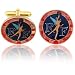 French Angel Coin Cuff Links-CLC-CL844
