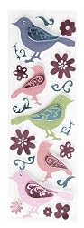 Martha Stewart Crafts Modern Damask Embossed Bird Stickers