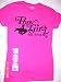 Pink Ford MUSTANG Women's T-SHIRT Pony Girl Rider