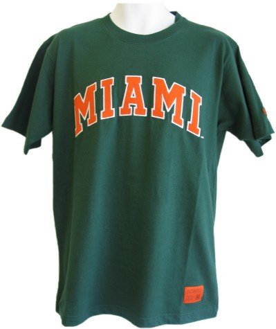 Buy Men's Miami Hurricanes S S Campus Yard Embroidered T-shirt