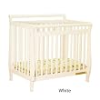 AFG Athena Mini Amy Convertible Crib in White