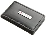 Tommy Hilfiger Men's Magnetic Money Clip with Polished Nickel Logo