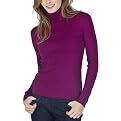Merona&reg; Women's Ribbed Turtleneck Sweater - Loganberry