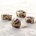 Sorelle Set of Four Assorted Shape Trinket Boxes - Purple Pansy