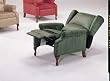 Microfiber Fabric Hunter Green Finsh Recliner Chair By Acme Furniture