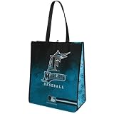 MLB Florida Marlins Aqua-Black Fade Reusable Tote Bag