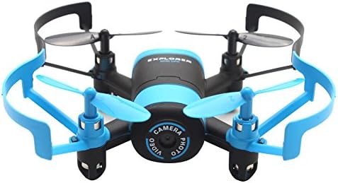 AKBOK JXD Mini Drone With 0.3MP Camera Control WiFi FPV For Kids Teens Blue
