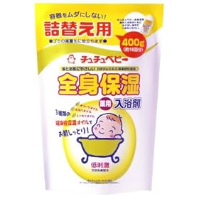 【クリックで詳細表示】チュチュベビー 全身保湿薬用 入浴剤 詰替 400g
