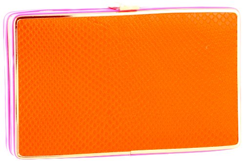 BCBG Thea IOG404EL Clutch,Neon Orange,One Size BCBG Thea IOG404EL Clutch,Neon Orange,One Size