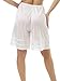 Underworks USA Snip-A-Length Pettipants Culotte Slip Bloomers Split Skirt - 8495
