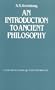 An Introduction to Ancient Philosophy (Littlefield, Adams Quality Paperback)