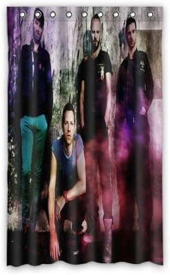Custom COLDPLAY_alternative_rock Window Curtain Drapery/Panels/Treatment Polyester Size 52w x 84h inches(One Piece)