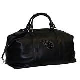 NFL Tennessee Titans Debossed Black Leather Carry-on Bag