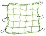 Neon Green Bungee Motorcycle Helmet Cargo Net