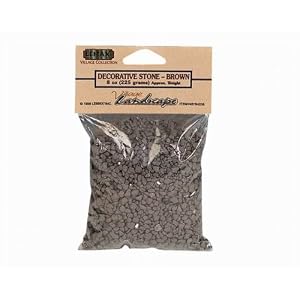 Lemax Christmas Village Landscaping Brown Decorative Stones #84206