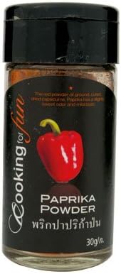 Paprika Powder - 30g (Premium Grade) - Seasoning for Professional Cook in Glass Spice Jars