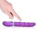 Zabrina Waterproof Vibrator Upgraded 10 Speed Silicone G-Spot Massager Wand (Purple)