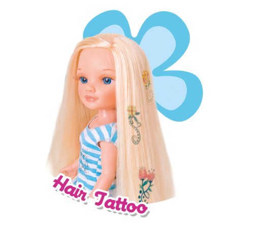 Imagen 5 de Famosa Nancy Maletín de peinados - Muñeca articulable con pelo largo y maletín con set de peinado (43 cm)