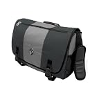 Heys USA Messenger Bag in Charcoal/ Silver