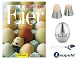 Produkt-Bild: Geschenkset Eier: Buch "Eier" + 2 Eierbecher + 2 Eierl&ouml;ffel + Eieruhr
