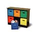 RiverRidge Kids 6 Bin Storage Cabinet, Espresso