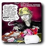 Londons Times Funny Panel Hollywood Cartoons - Why Martha Stewart Would Not Make A Good Lawyer - Mouse Pads