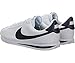 Nike Men's Cortez Basic Leather White/Obsidian Casual Shoe 10 Men US