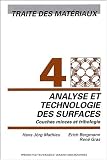 Traité des matériaux, tome 4 : Analyse et technologie des surfaces : Couches minces et tribologie
