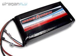 4150NHHht8L Thunder Power RC eXtreme V2 5000mAh 37V 10 Cell LiPo 10s 5000 Lithium Polymer Battery