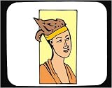 Mouse Pad with male, man, picture, Indonesia, art, crown, saint
