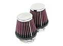 K&N RC-1252 Universal Chrome Filter