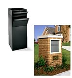 dVault  Locking Mailbox & Package Delivery Vault- Black