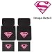 Search : Supergirl DC Comics Shield Logo Car Truck SUV Front & Rear Seat Rubber Floor Mats - 4PC