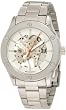 Breda Women's 5168-Silver "Addison" Mechanical See-Through Metal Band Watch