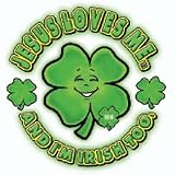 Jesus Loves Me & Irish Too 13 Adult T-Shirt