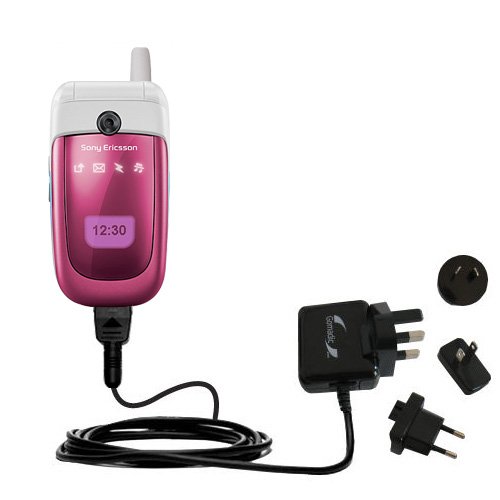 International Wall / AC Charger for the Sony Ericsson z310a - Gomadic Brand w/ TipExchange Technology